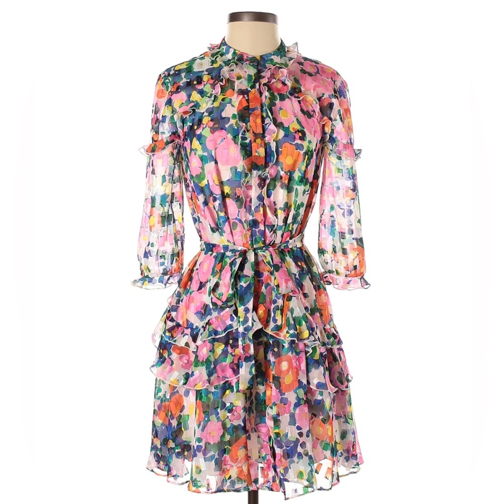 SALONI Floral Mini Dress